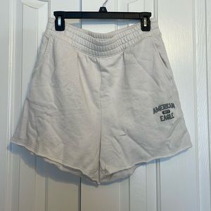 High waisted sweat shorts
